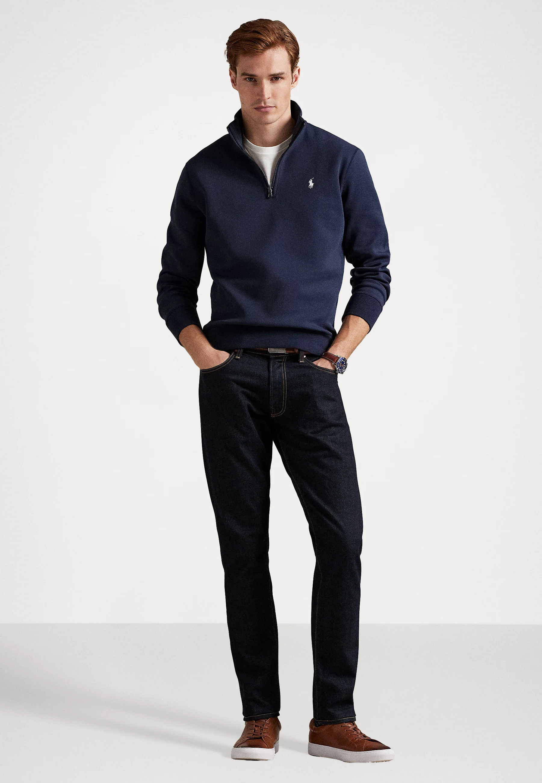 Polo Ralph Lauren Sweatshirt Demi-Zip Homme