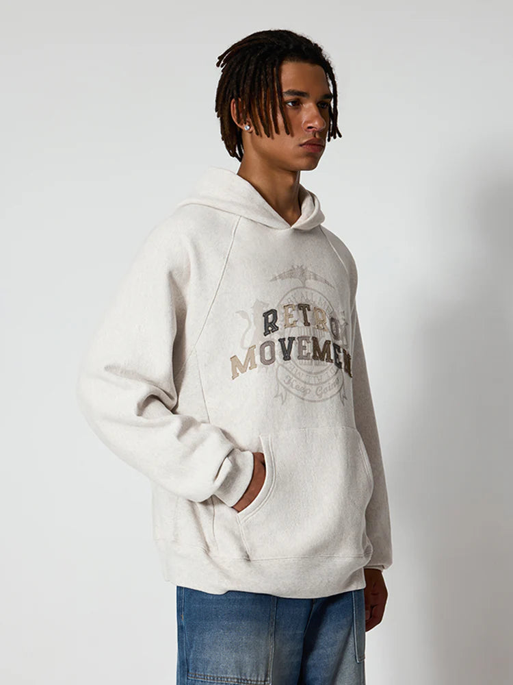 Sweatshirt Oversize en Coton – Sweat à Capuche Anti-Rétrécissement