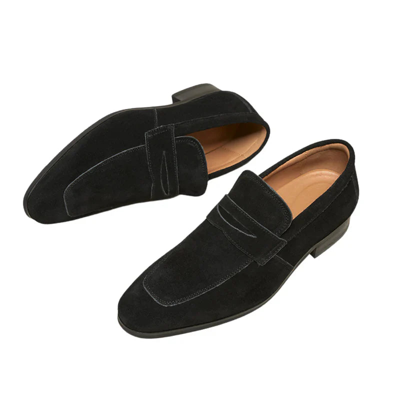 Mocassins Classiques en Daim Old Money Penny