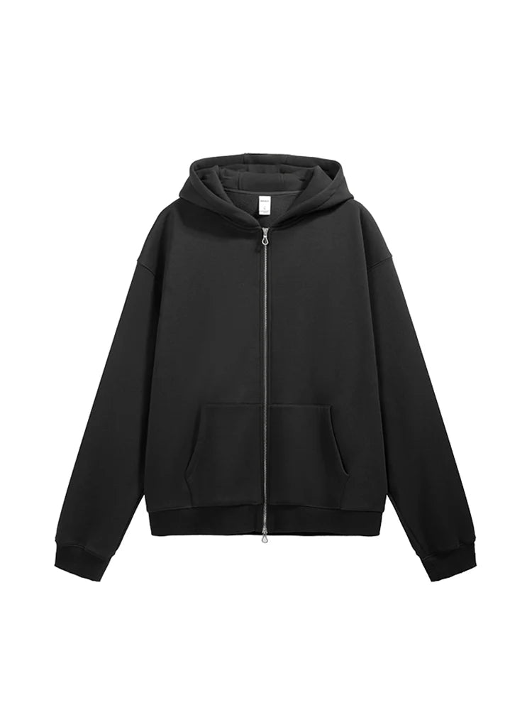 Veste à Capuche Zippée Premium – Hoodie Minimaliste